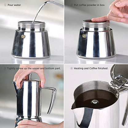 Pigeon Xpresso Stainless Steel Coffee Maker