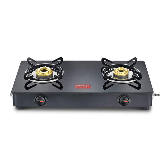 Prestige Magic GTMC 02 Toughened Glass Top Gas Stove, 2 Burner