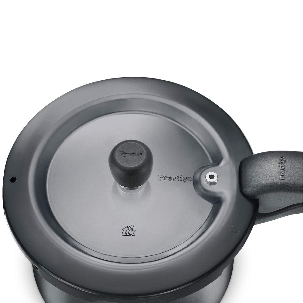 Prestige Svachh Hard Anodised Aluminium Induction Base Outer Lid Pressure Cooker, 3 Litres