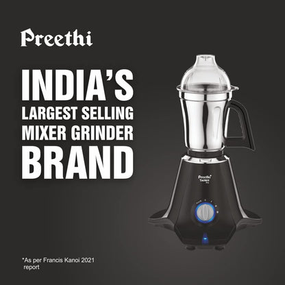 Preethi Taurus Pro MG-256 Mixer Grinder, 1000W, 3 Jar