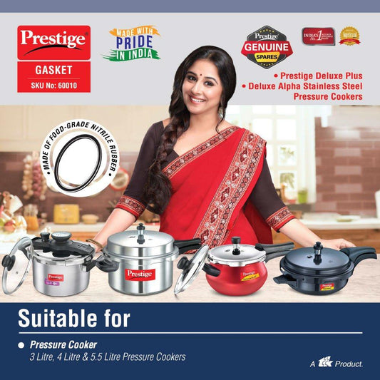 Prestige Pressure Cooker Gasket for Stainless Steel, Junior, 60010