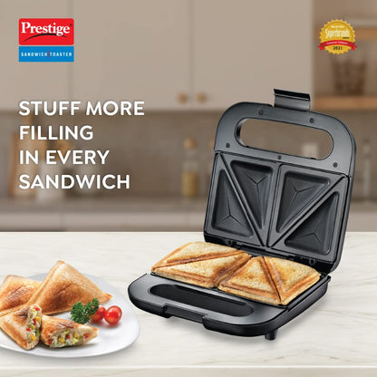 Prestige PSDP 01 Sandwich Maker with Deep Fixed Sandwich Plates, 750W