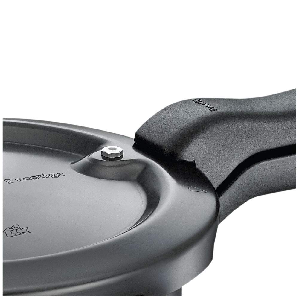 Prestige Svachh Hard Anodised Aluminium Induction Base Outer Lid Pressure Cooker Pan, 3.5 Litres