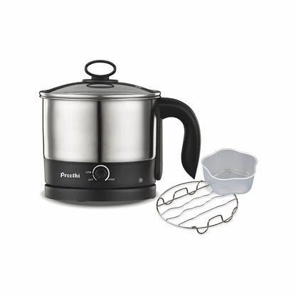 Preethi Armour EK-708 Electric Multi Utility Kettle, 1.2 Litres