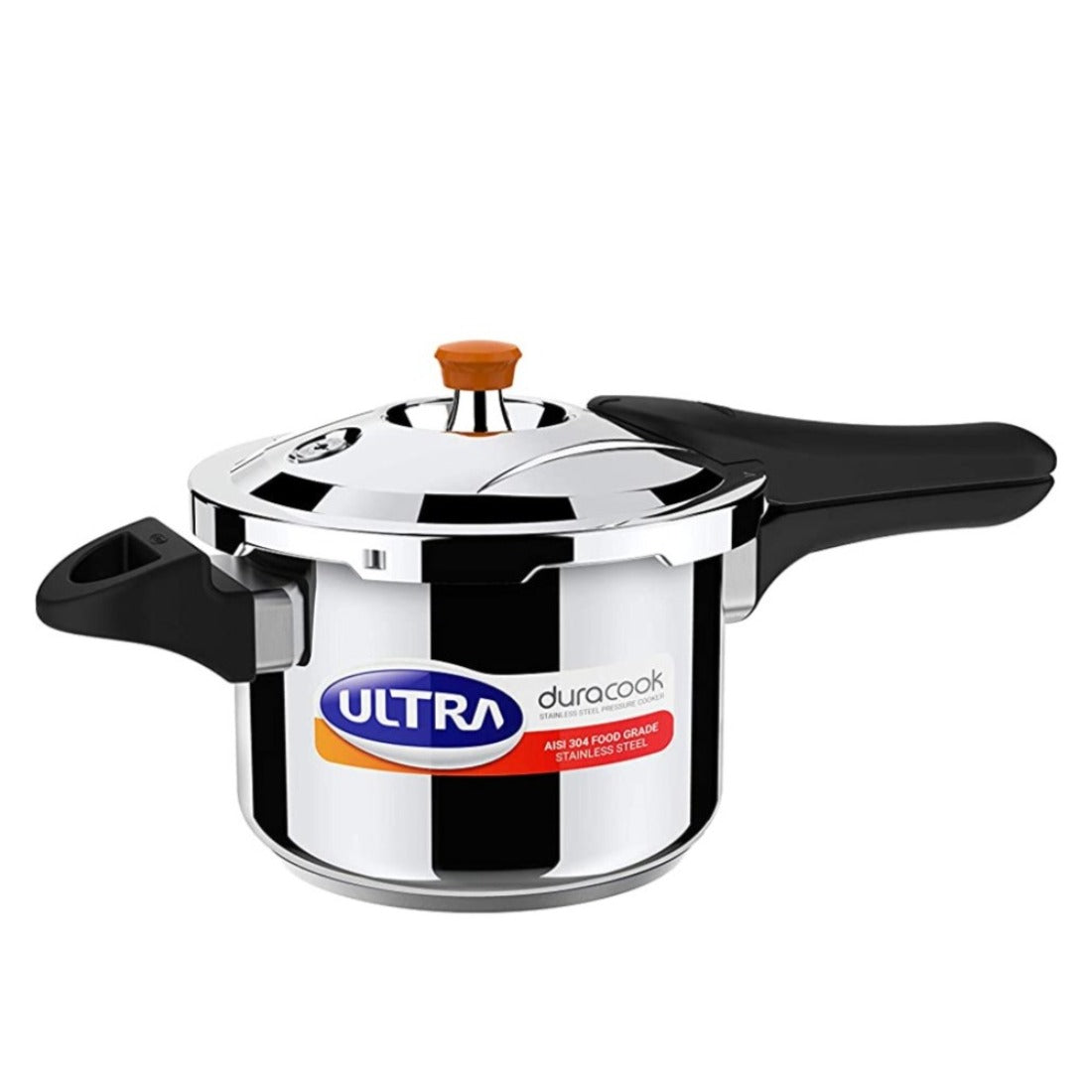 Ultra Duracook Stainless Steel Induction Base Outer Lid Pressure Cooker, 3 Litre