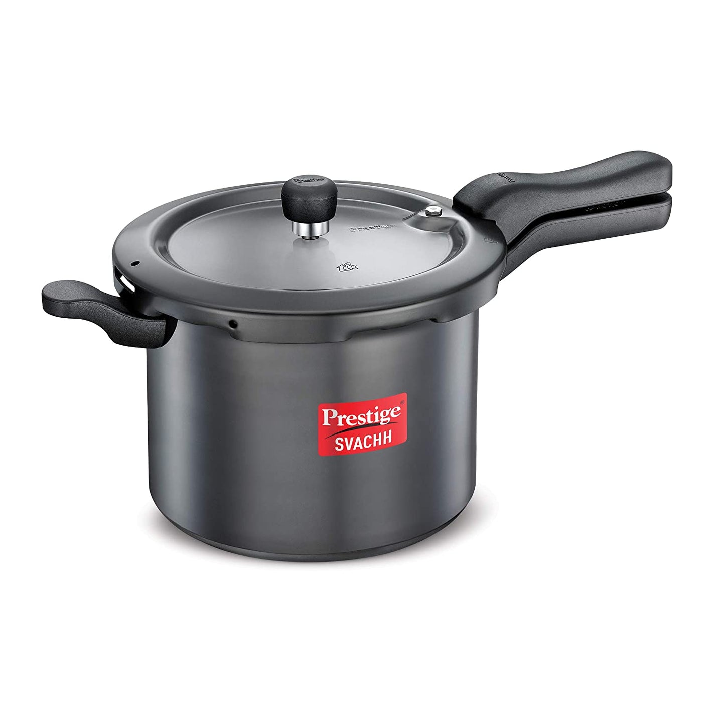 Prestige Svachh Hard Anodised Aluminium Induction Base Outer Lid Pressure Cooker, 7.5 Litres