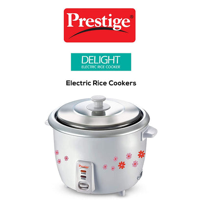 Prestige PRWO 1.8-2 Electric Rice Cooker, 1.8 Litres Double Pan