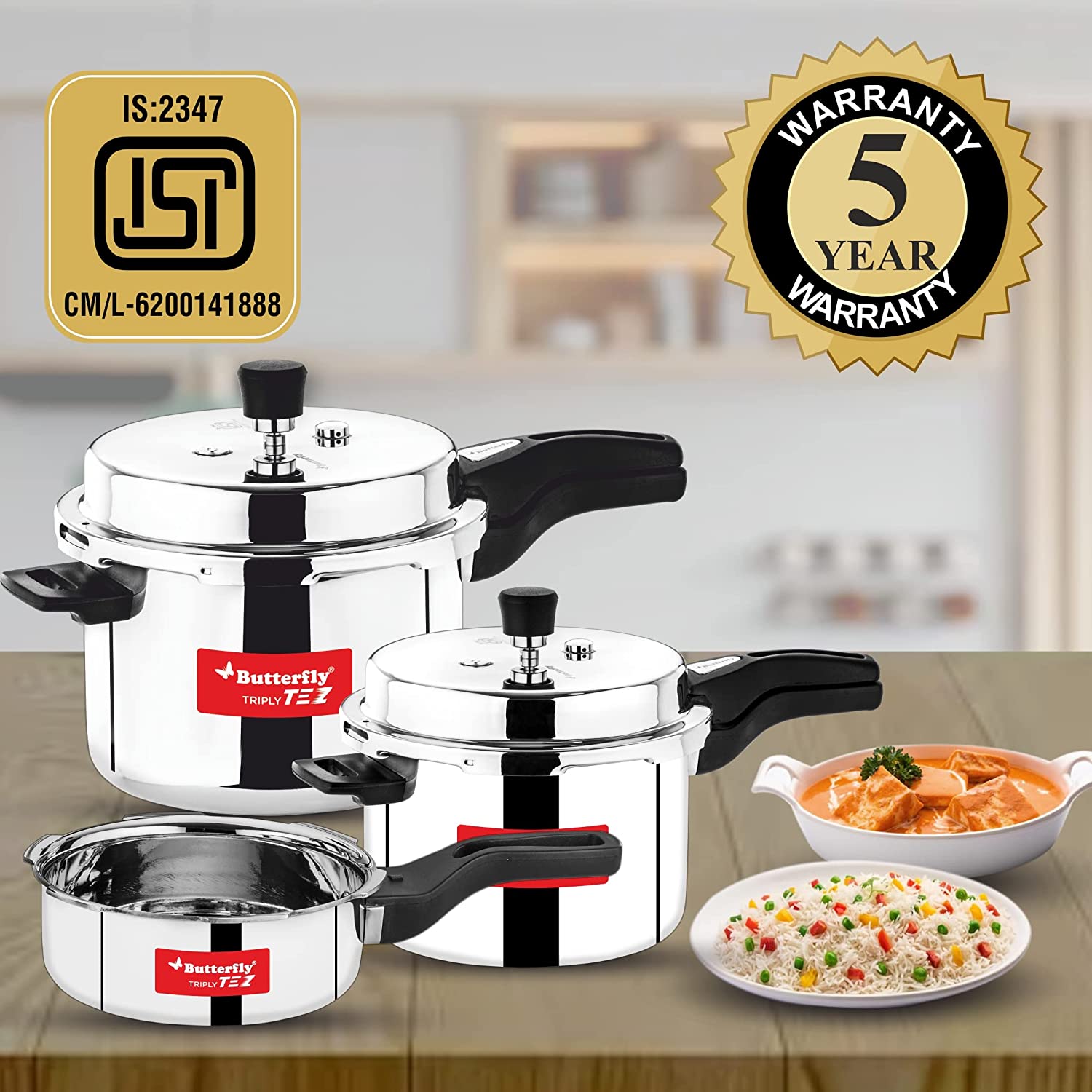 Butterfly rice cooker online 5 liter