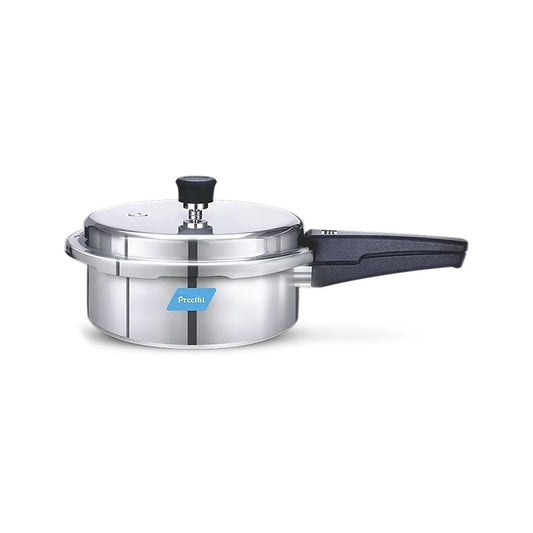 Preethi PC-003 Aluminium Induction Base Outer Lid Pressure Cooker, 2 Litres