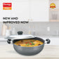 Prestige Omega Select Plus Non-Stick Round Base Kadai with Lid, 170MM